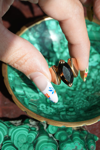 SMOKEY TOPAZ QUEEN SZ 8