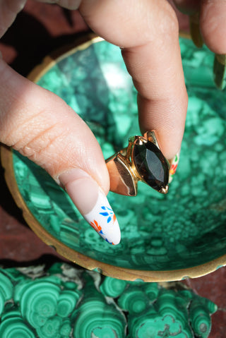 SMOKEY TOPAZ QUEEN SZ 8