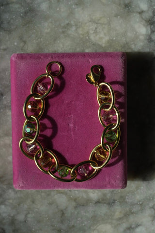 Pretty Party - Goldtone Chunky Bracelet