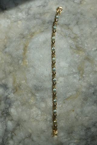 AQUAMARINES TENNIS BRACELET