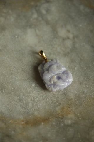LAVENDER JADE 14K BAIL