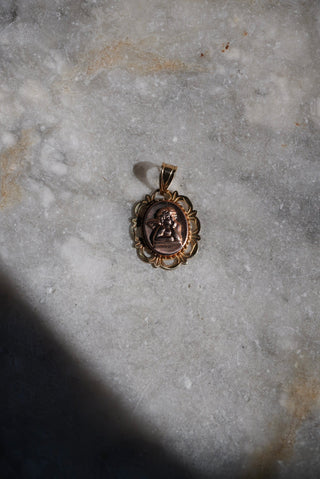 14K CHERUB CHARM