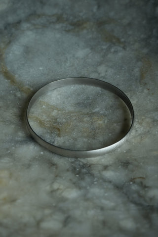 BRUSHED BANGLE - DANECRAFT STERLING BANGLE