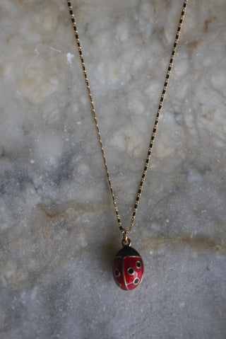 ENAMEL LADY BUG