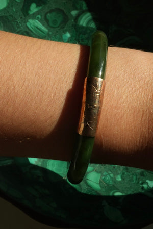 VINTAGE JADE BANGLE