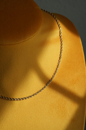 15.5 INCH 14k ROPE CHAIN