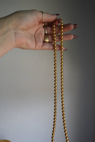 22INCH GOLD BALL CHAIN