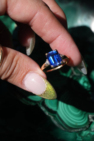 14k Ceylon Sapphire Ring