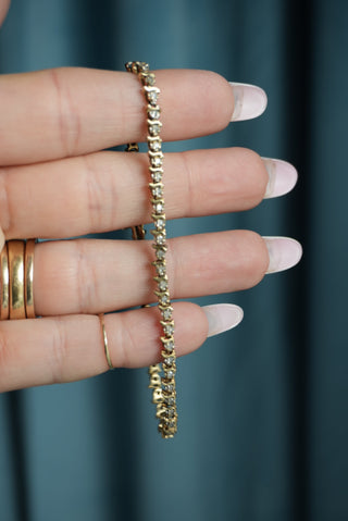 14K DIAMOND TENNIS BRACELET