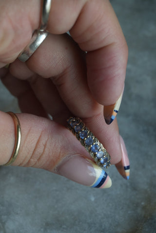 10K TANZANITE INFINITY BAND