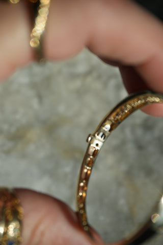 EFFY RAINBOW SAPPHIRE BANGLE BRACELET