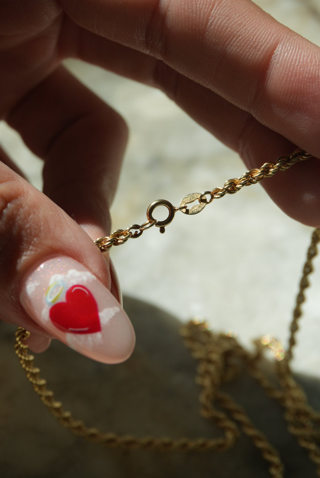 19INCH 14k GOLD ROPE CHAIN