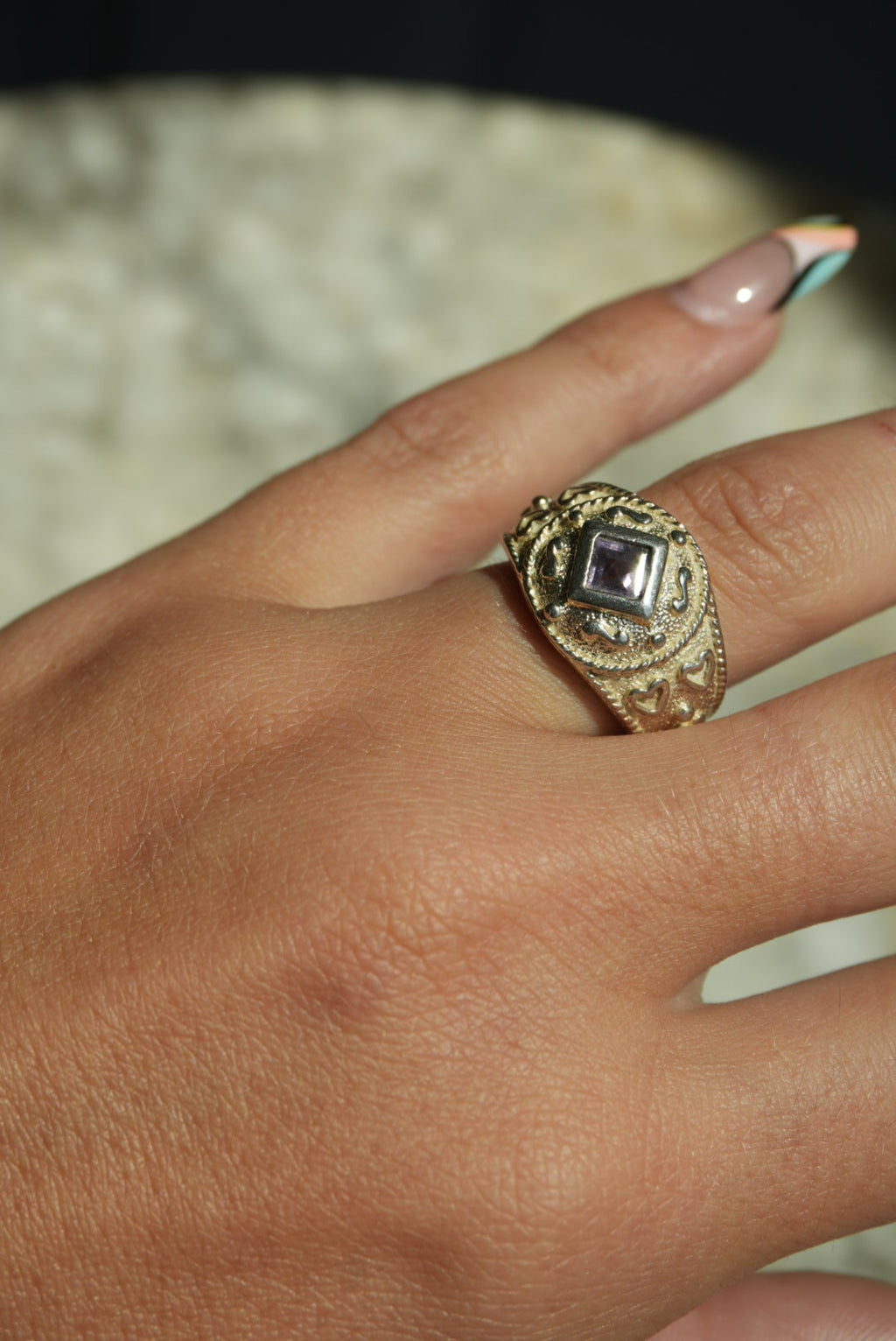 LOVERS RING SZ 7.25
