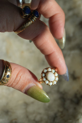 14K OPAL RING