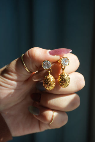 GOLDEN EGG EARRINGS