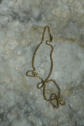 14K ROPE CHAIN 16 INCHES