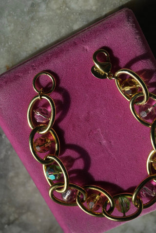 Pretty Party - Goldtone Chunky Bracelet