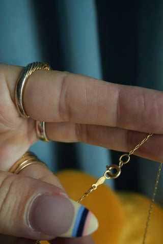 12K GOLD FILL PEARL STATION CHAIN