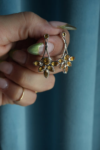 Chandelier - Sterling Gemstone Drop Earring