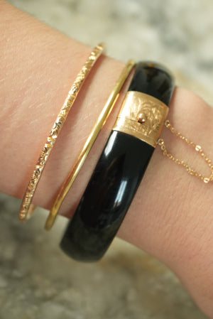 14K GOLD BANGLES