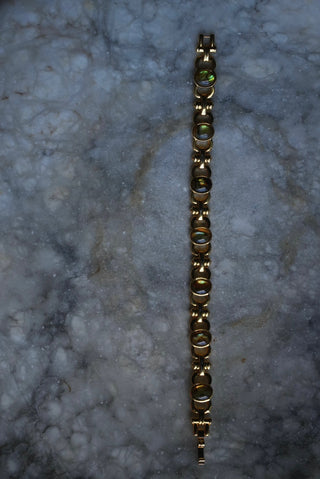 Abalone Lane - Goldtone Costume Bracelet