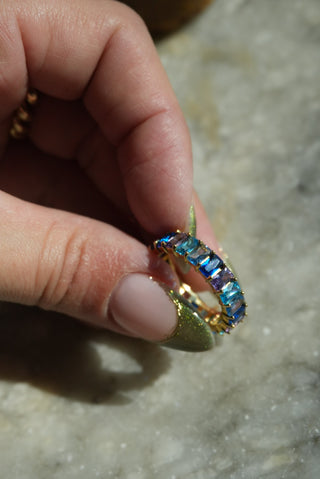 Colors of the Wind - Vermeil Eternity Band Size 8