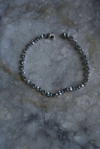 Ice Ice Baby - Sterling Glass Tennis Bracelet