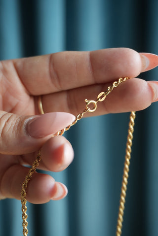 14K ROPE CHAIN