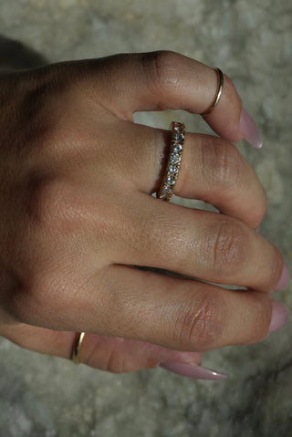 Infinity Stones - Vermeil Eternity Band Size 7