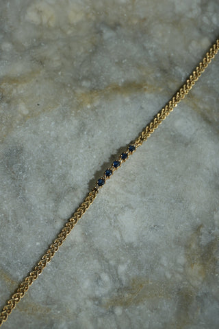 14K SAPPHIRE BRACELET