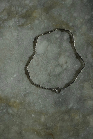 Morse Code - Sterling Ball Chain Bracelet