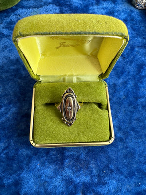 ART DECO RING SZ 6.5
