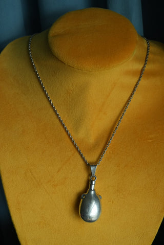 STERLING-SILVER PARFUME VIAL