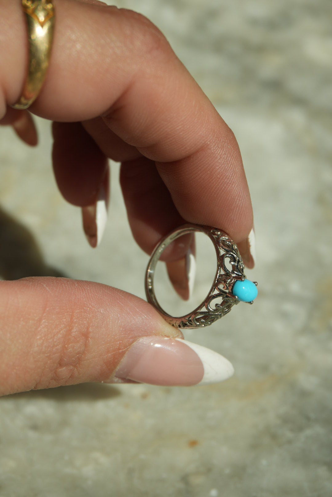 TURQUOISE TREAT SZ 7