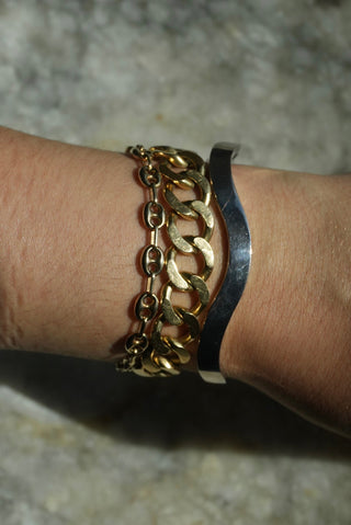 Wavy Baby - Sterling Wavy Bangle Bracelet