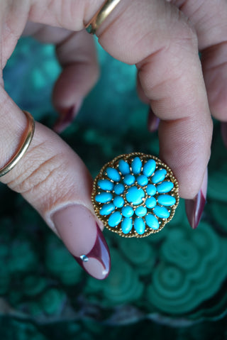 TURQUOISE MANDALA SZ 11