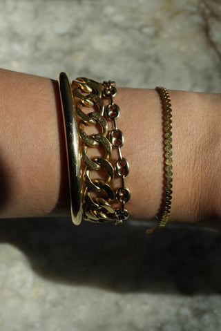 Wavy Link - Vermeil Sleek Bracelet
