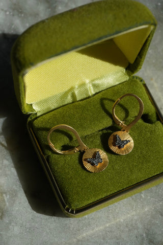 Baby Butterflies - Vermeil Mini Drop Earrings