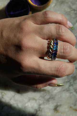 Colors of the Wind - Vermeil Eternity Band Size 8