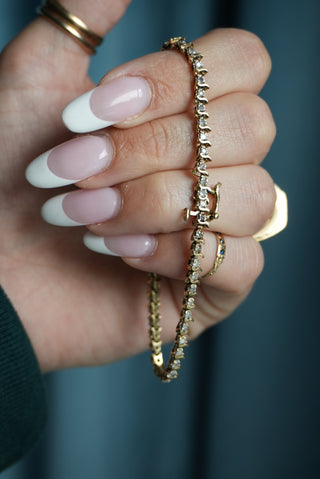 14K DIAMOND TENNIS BRACELET