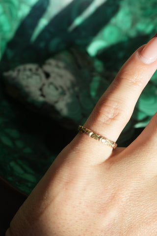 14K ROSE INFINITY BAND