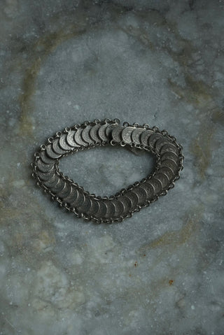 Coin Collector - Sterling silver 1956 Coin Bracelet