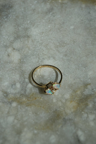 14K MINI OPAL RING