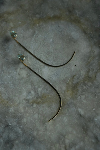 14k Unique Threader Earrings
