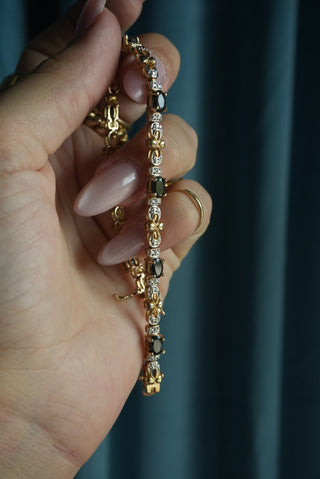 Bitty Bows - Vermeil Gemstone Bracelet