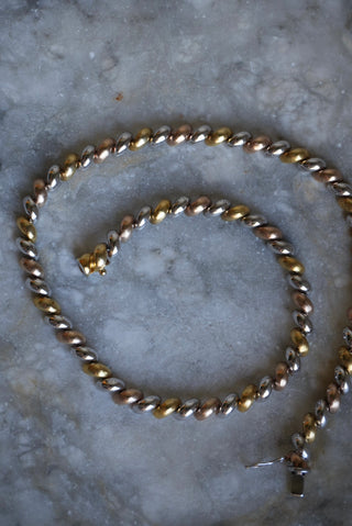 VERMEIL CROISSANT NECKLACE