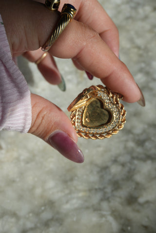 14K RARE HEART LOCKET