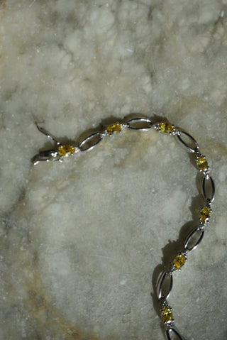 LEMON CITRINE TENNIS BRACELET