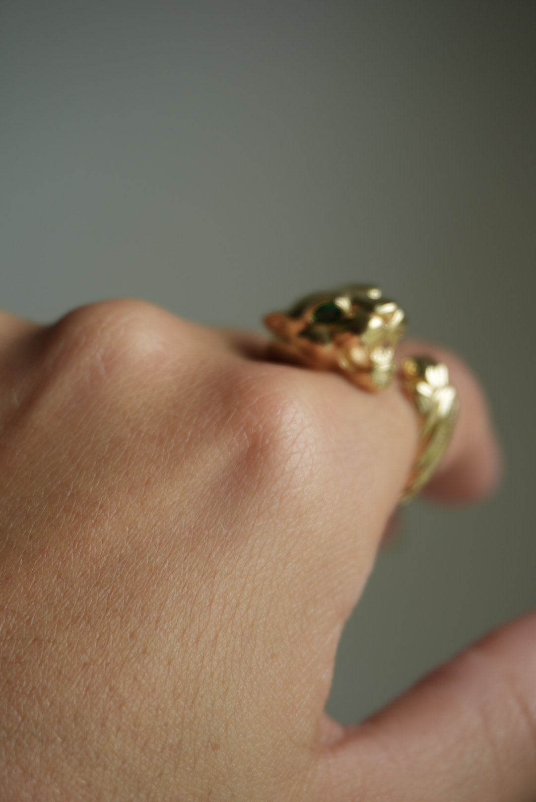 14k GOLD PANTHER RING