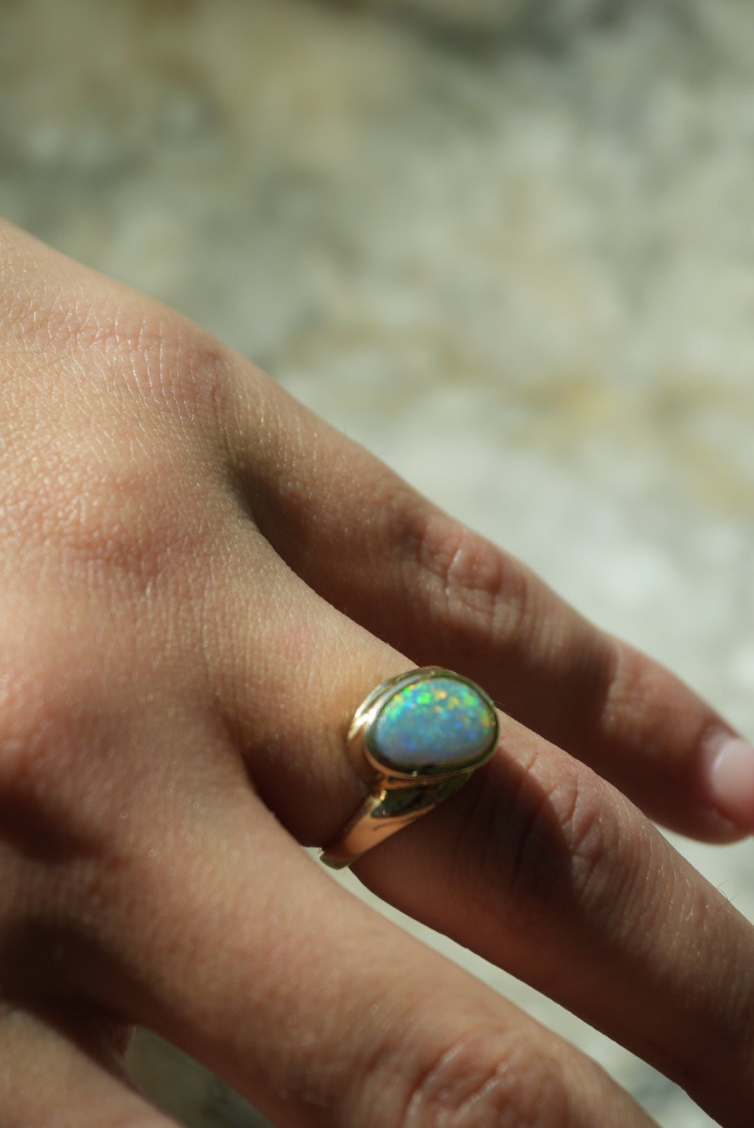 ESTATE OPAL RING